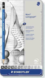 Staedtler Mars Lumograph Σετ Μολύβια 12τμχ Μπλε