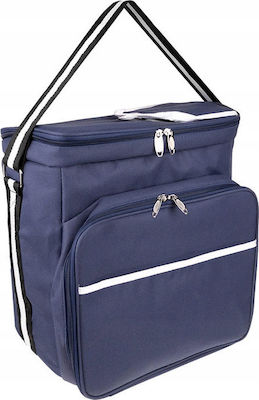 Insulated Bag Shoulderbag 28 liters L35 x W23 x H35cm. Blue