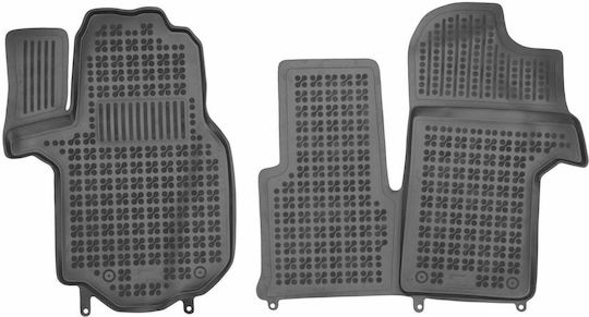 Rezaw Plast Предни Постелки Тип Скафак 2бр от Маркуч за Volkswagen Ръкоделец 2014+ Черни