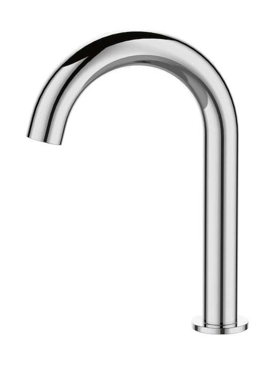 Ravenna Spello Medium Sink Faucet with Photocell Sensor Silver