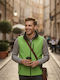 Sleeveless Softshell Waterproof and Windproof Green Jacket