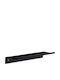 Ravenna Tokyo Wall Mounted Bathroom Shelf Inox with 1 Shelf 40x11.5x6cm Black