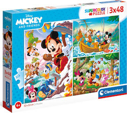 Детски Пъзел Mickey and Friends за 4++ Години 96бр Clementoni