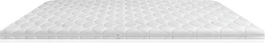 Eco Sleep Топ Матрак Touch Капитониран Полу-Единичен Мемори Пяна с Махащ Се Калъф 110x200x12см