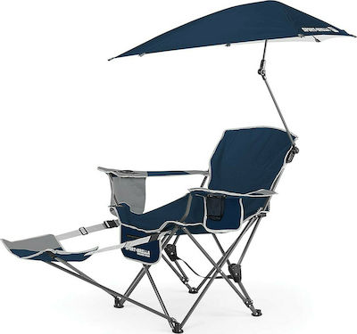 Sport Brella Recliner Scaun de Plajă Albastră