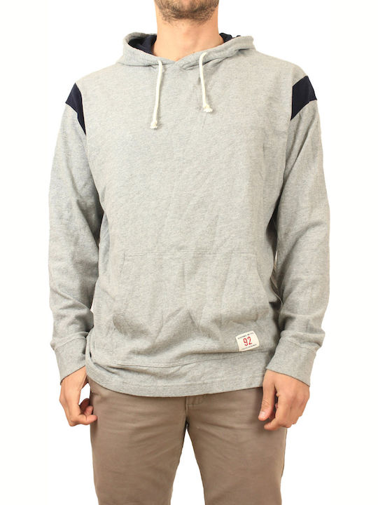 Abercrombie & Fitch Men's Sweatshirt with Hood and Pockets Gray