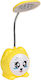 Keskor Led Kids Desk Lamp Emotions Yellow 8.5x7.5x24cm