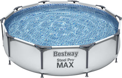 Bestway Steel Pro Max Swimming Pool PVC with Metallic Frame 305x305x76cm