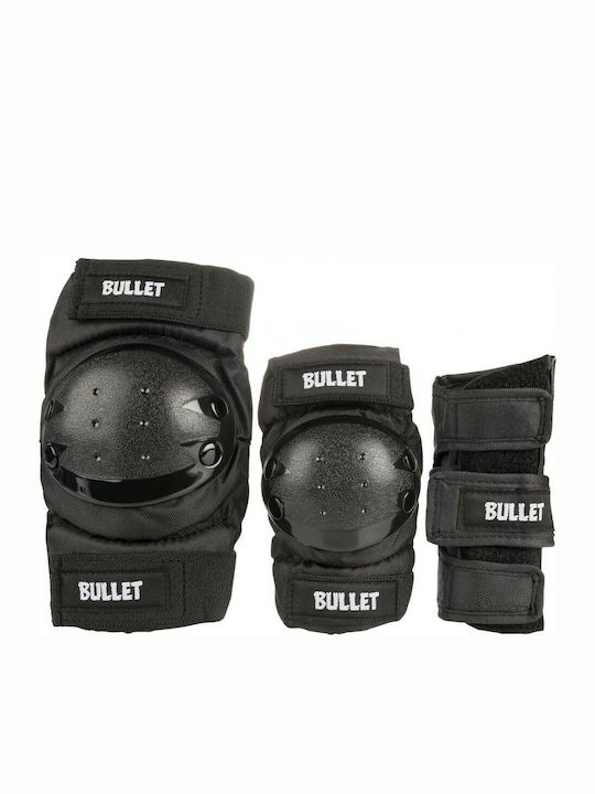 Bullet Standard Combo Παιδικό Σετ Προστατευτικών για Rollers Μαύρο