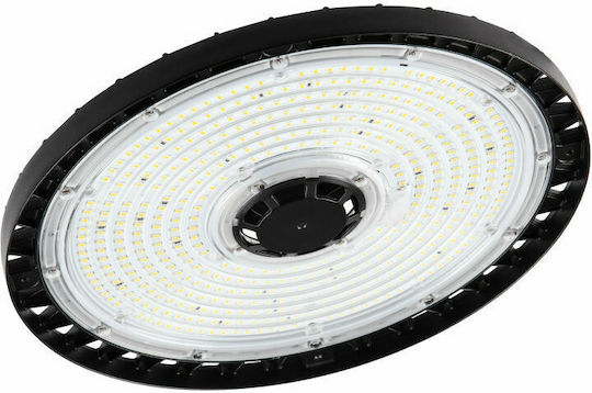 Ledvance Φωτιστικό Καμπάνα 155W Ψυχρό Λευκό με Ενσωματωμένο LED Μαύρο