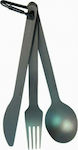 Sea to Summit Titanium 3 Piece Set Cutlery for Camping STS40-00033