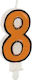 Cb cases 31355 Geburtstagskerze Nummer "8" in O...