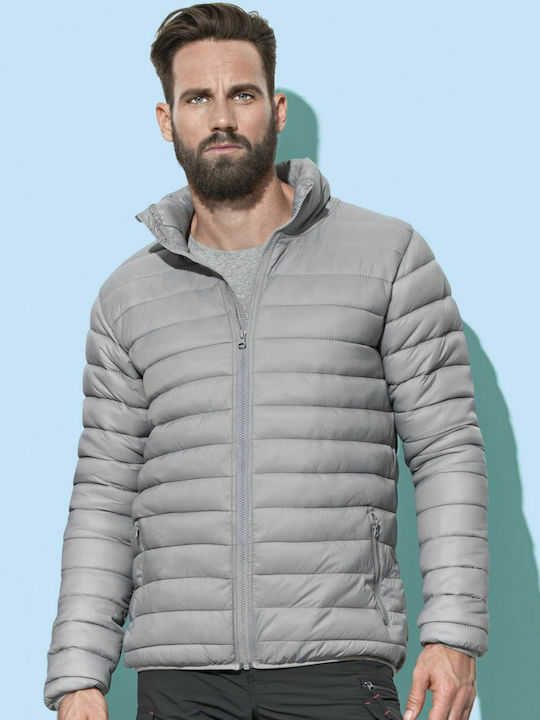 Stedman ST5200 Men's Puffer Jacket Gray