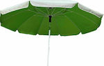 Beach Umbrella Aluminum Diameter 2m Green