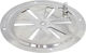 Lalizas Boat Stainless Steel Air Duct Louver with 125mm Diameter SIlver