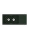 Sanitec Classic Chiuvetă Bucătărie Drop-In Din Granit Lichid M115xL50cm Verde Granit