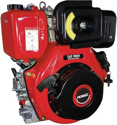 Miyake Motor diesel 406cc 10hp Maximă Rotații 3600rpm Ax Orizontal cu Con și Demaror