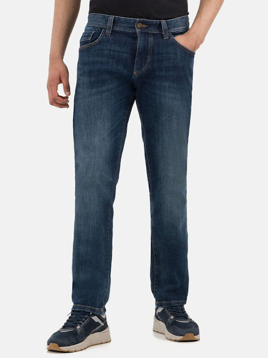 Camel Active Men's Jeans Pants Regular Fit Straight Blue