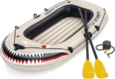 Bestway Battle Bomber Raft Inflatable Boat for 2 Adults with Paddles 188x98cm 61108