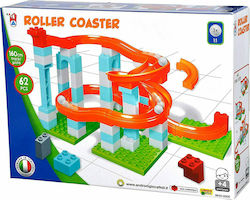 Androni Giocattoli Construction Track with Balls Roller Coaster for 4+ Years 62 Pieces