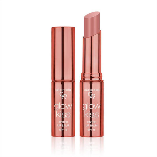Golden Rose Glow Kiss Lip Balm SPF15 01 Vanilla Latte 3gr