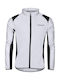 Force Reflective Waterproof Cycling Windbreaker Jacket Long sleeve White