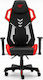 Havit GC935 Artificial Leather Gaming Chair with Adjustable Arms Black / Red