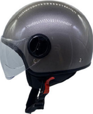 Faseed 631 Jet Helmet Titanium