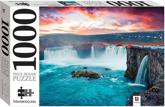 Puzzle Godafoss Cascadă Islanda 2D 1000 Piese