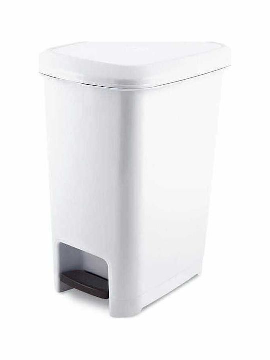 Viosarp Plastic Toilet Bin 15lt White