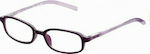 Silac 7091 Lesebrille +2.75 in Lila Farbe 7091