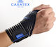 Caratex Elastic Wrist Brace with Thumb & Strap in Black Color 100-115