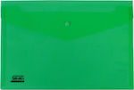 Skag Φάκελος με Κουμπί για Χαρτί A4 Πράσινο Fancy Fancy