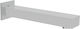 Ottone Meloda Square Built-in Faucet Spout for for Bathroom Sink Silver