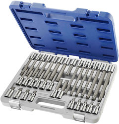 Expert Tools Μακριά Καρυδάκια με Μύτες Ribe και Καρέ Υποδοχής 1/2'' Σετ 32τμχ Expert Tools Μακριά Καρυδάκια με Μύτες Ribe και Καρέ Υποδοχής 1/2'' Σετ 32τμχ