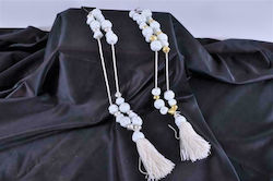 Fylliana Silver Worry Beads White 908-10-002