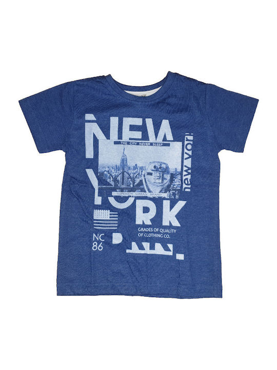 Kids' T-shirt Blue New York