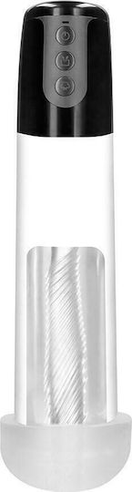 Shots Automatic Cyber Pump with Masturbation Sleeve Pompa Penis Transparent
