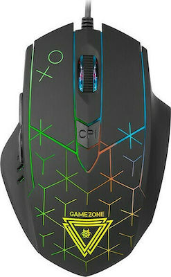 Tracer Gamezone XO RGB Gaming Ποντίκι Μαύρο