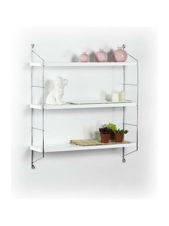 Shelf Wall Elmira White 67x15x56cm