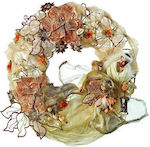 JK Home Decoration Christmas Decorative Wreath 30cm