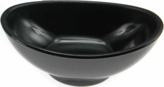 Viosarp Bol de Servire Oval din Melamină Negru 9.5x6cm