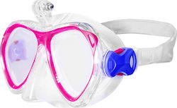 Speedo Kids' Diving Mask Junior Dual Ροζ Pink
