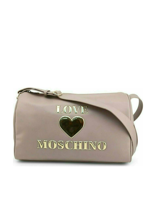 Moschino Γυναικεία Τσάντα Χιαστί Γκρι