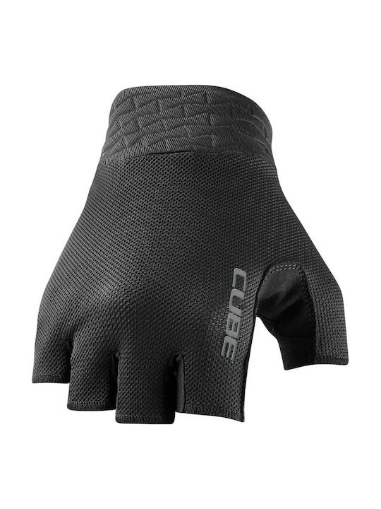 CUBE Performance Half Finger Cycling Gloves Black