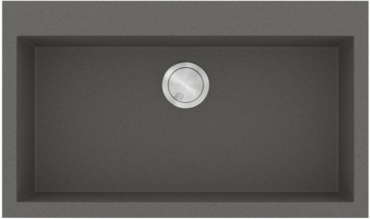 Sanitec Ultra Granite Ένθετος Νεροχύτης από Συνθετικό Γρανίτη Μ79xΠ50cm Pietra