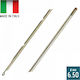 CressiSub Threaded Shaft Βέργα Ψαροντούφεκου με Εγκοπές 6.5mm