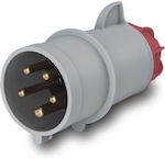 Scame Φις Αρσενικό 5P 16A IP44 Xenia 214.1637