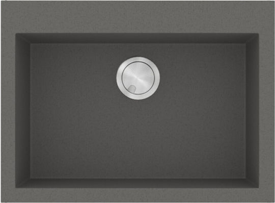 Sanitec Ultra Granite Drop-In Sink Synthetic Granite W70xD50cm Pietra