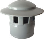 Fasoplast Plastic Ventilation Cap with Output 75mm Gray